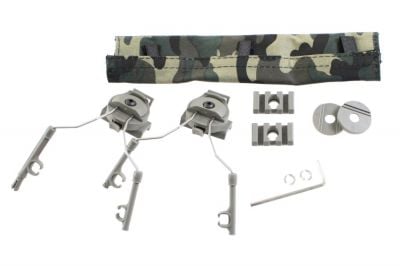 Z-Tactical Helmet Rail Adapter Set (Olive)