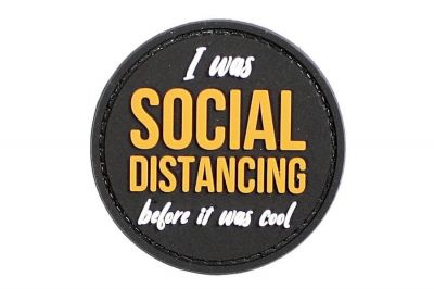 ZO PVC Velcro Patch "I Was Social Distancing Before It Was Cool"