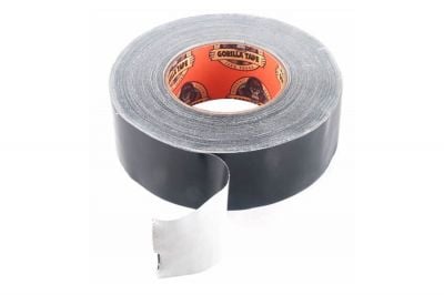 ZO Gorilla Tape Extra Strong 48mm x 11m (Black) - Detail Image 1 © Copyright Zero One Airsoft