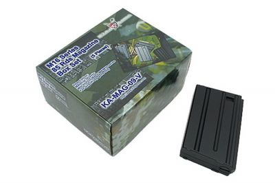 King Arms AEG Mag for M4 85rds VN Box Set of 5 - Detail Image 1 © Copyright Zero One Airsoft