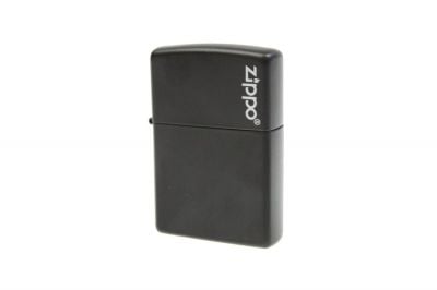Zippo Lighter (Black with Logo)