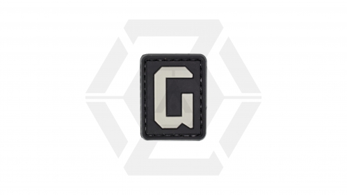 ZO PVC Velcro Patch "Letter G" - © Copyright Zero One Airsoft