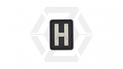 ZO PVC Velcro Patch "Letter H" - © Copyright Zero One Airsoft
