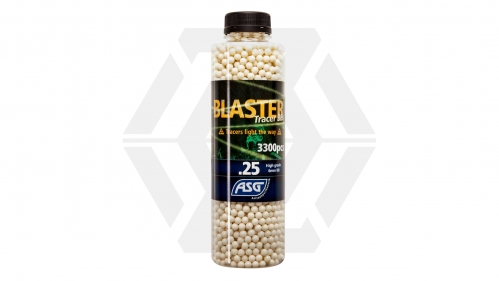 ASG Blaster Tracer BB 0.25g 3300rds Bottle (Green) - © Copyright Zero One Airsoft