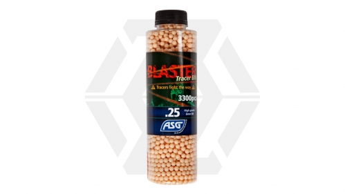 ASG Blaster Tracer BB 0.25g 3300rds Bottle (Red) - © Copyright Zero One Airsoft