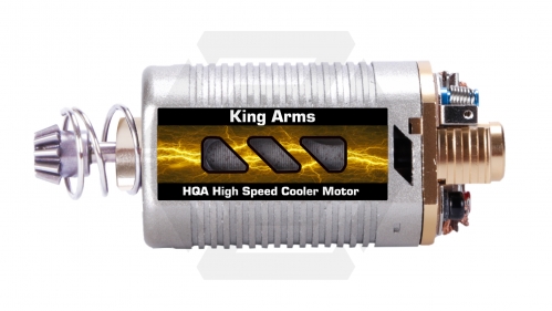 King Arms HQA High Speed Cooler Motor with Short Shaft - © Copyright Zero One Airsoft