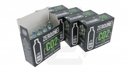 ZO 12g CO2 Capsule Box of 50 (Bundle) - © Copyright Zero One Airsoft