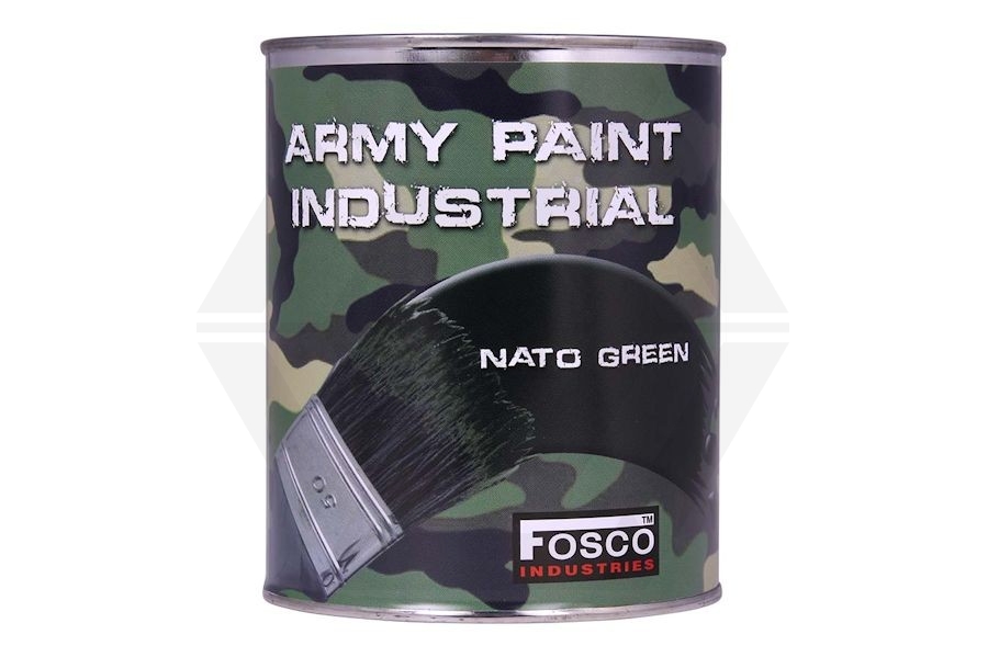 Fosco Army Paint 1L (NATO Green) - Main Image © Copyright Zero One Airsoft