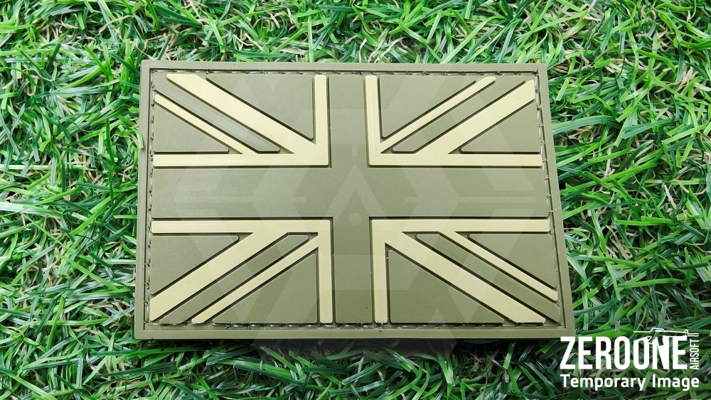 ZO PVC Velcro Patch "UK" (Olive)