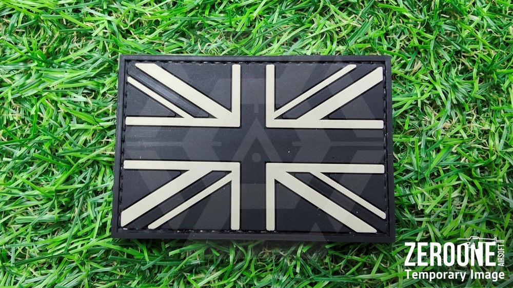 ZO PVC Velcro Patch "UK" (Black)