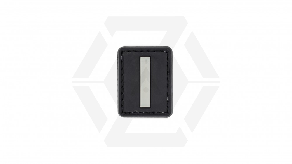 ZO PVC Velcro Patch "Letter I" - Main Image © Copyright Zero One Airsoft