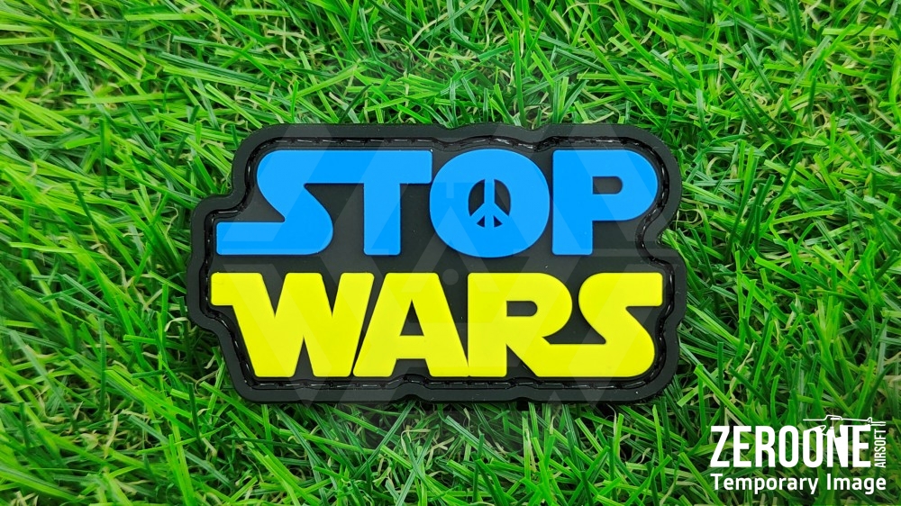ZO PVC Velcro Patch Ukraine "Stop Wars" (25% to Charity)