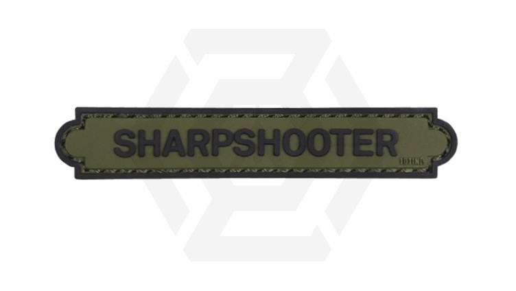 101 Inc PVC Velcro "Sharpshooter" (Olive) - Main Image © Copyright Zero One Airsoft