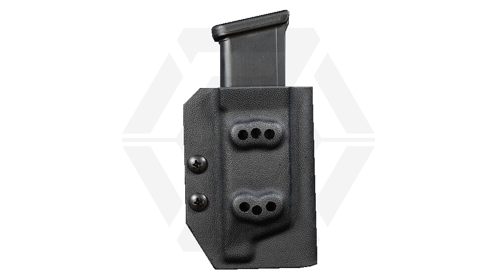 Kydex Customs MOLLE Magazine Carrier for Glock (Black) - Main Image © Copyright Zero One Airsoft