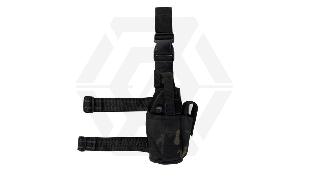 Viper Pistol Drop Leg Adjustable Holster (Black MultiCam) - Main Image © Copyright Zero One Airsoft