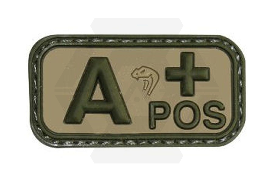 Viper Velcro PVC Blood Group Patch A+ (MultiCam) - Zero One Airsoft